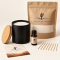 Black Jar + Bamboo Lid Starter Kit